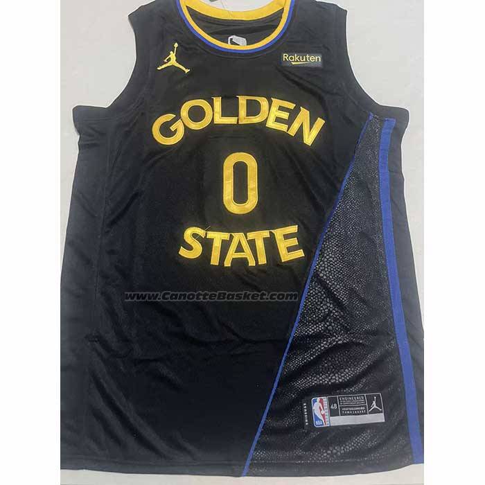 Maglia Golden State Warriors Gary Payton Ii No 0 Statement 2024-25 Nero